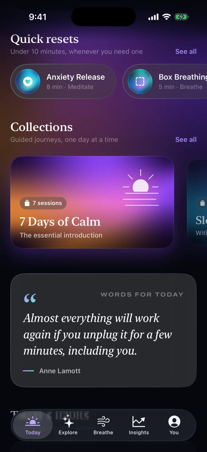 Solace — Today · collections