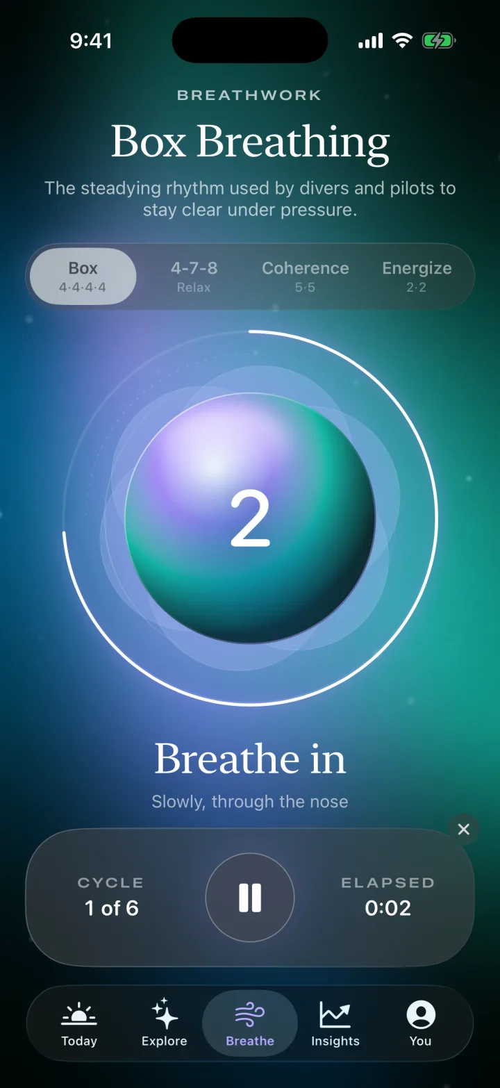 Solace — Breathe · inhale